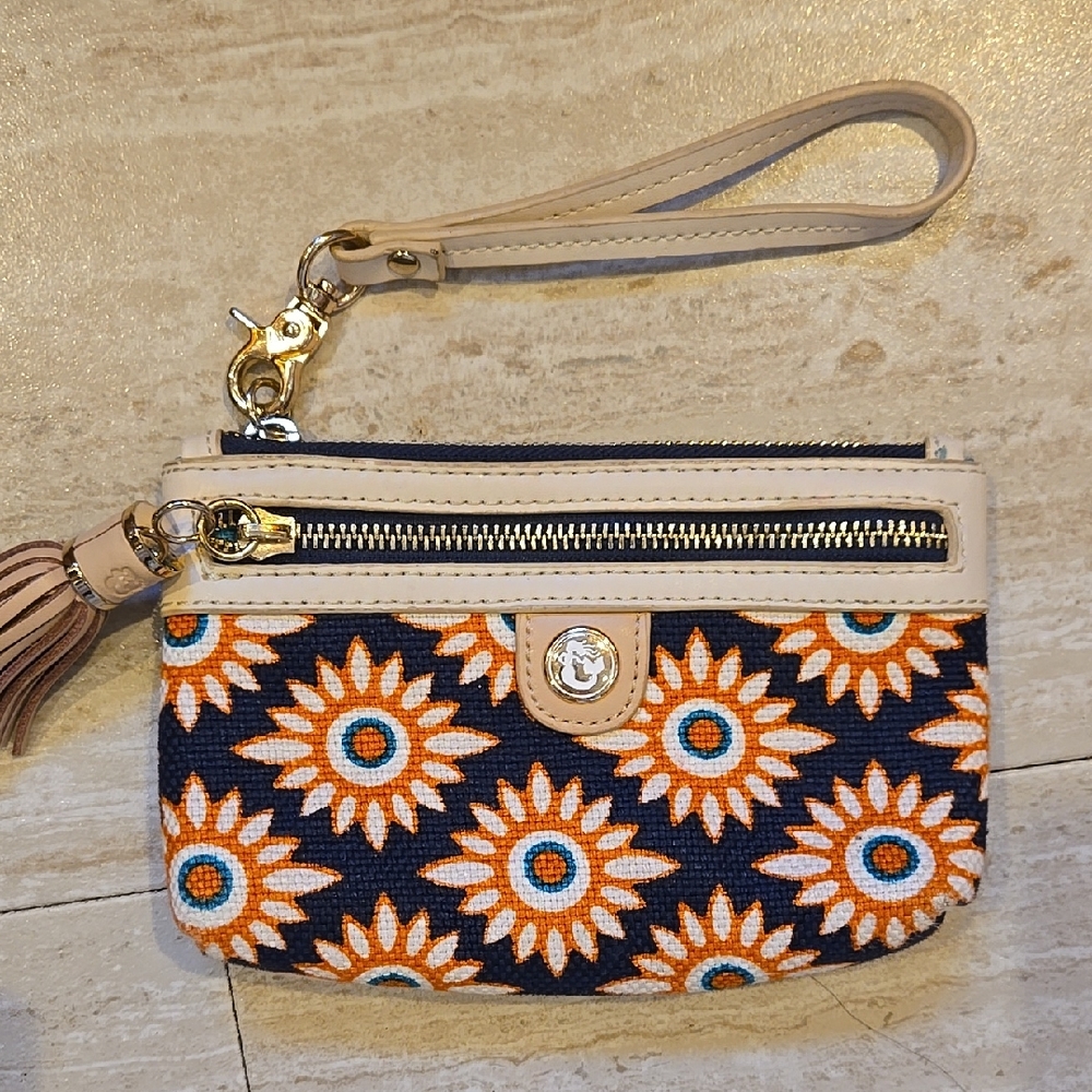 Spartina Daufuskie Island Floral Patterned Wristlet Clutch